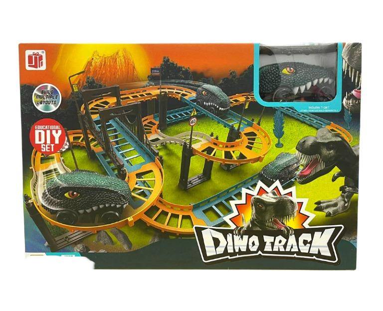 Juego de pistas de carreras de dinosaurios