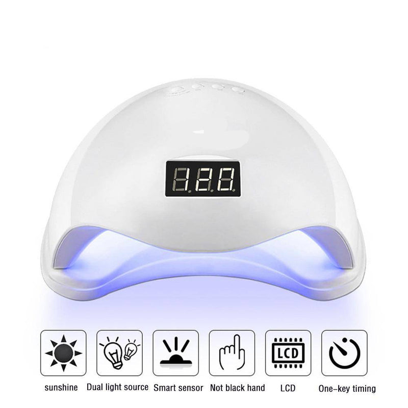 Lampara UV LED para uñas 48W